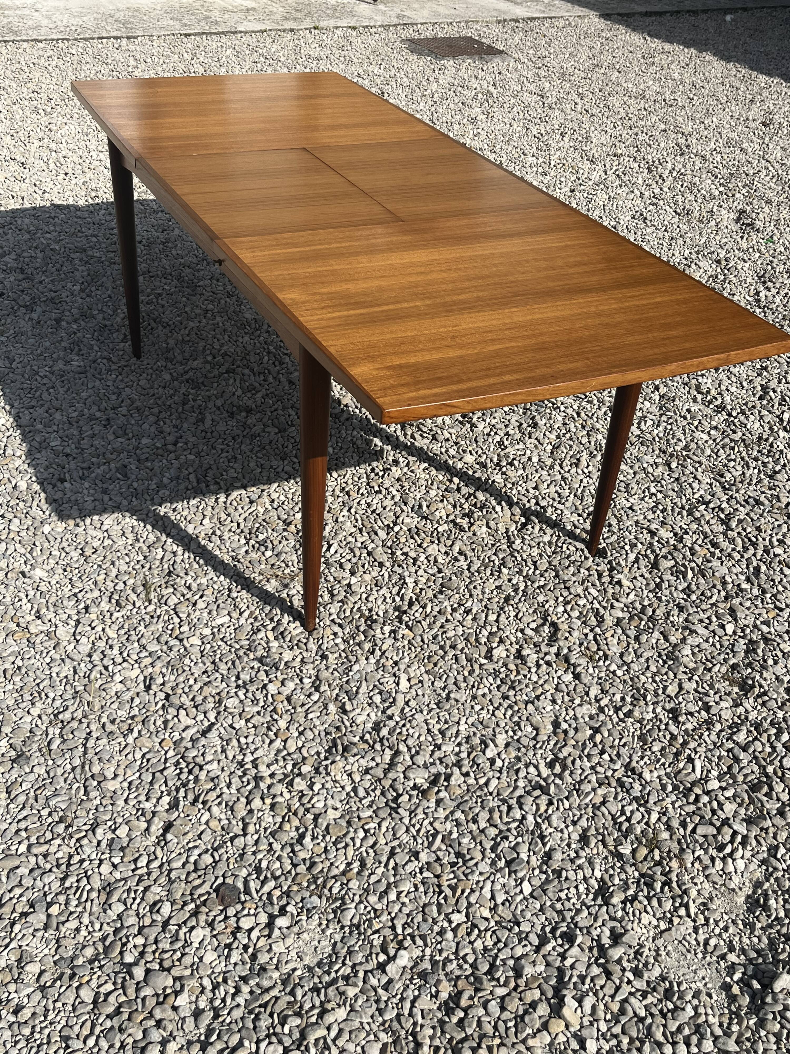 Scandinavian teak dining table