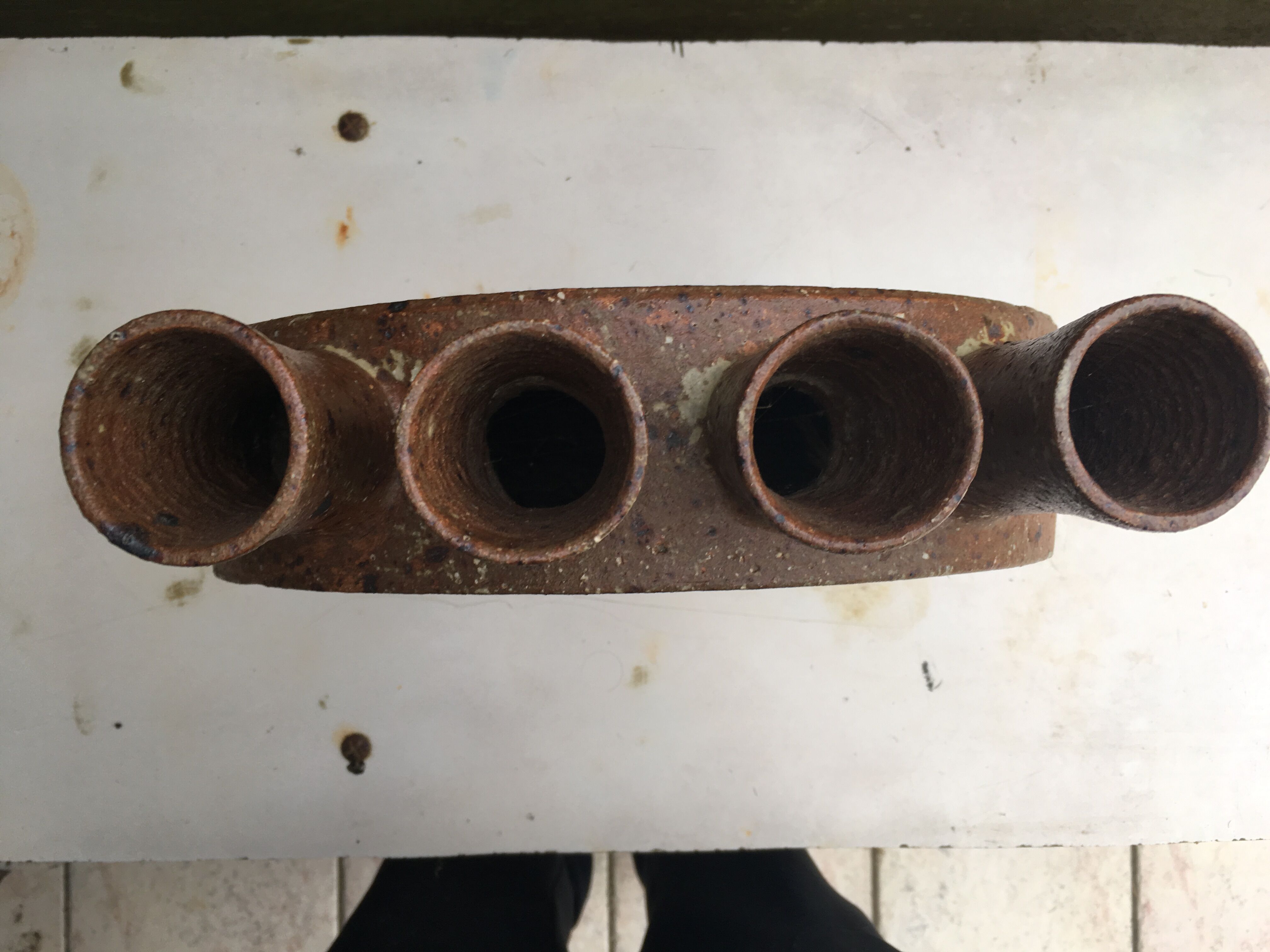 Floral watermark streaks