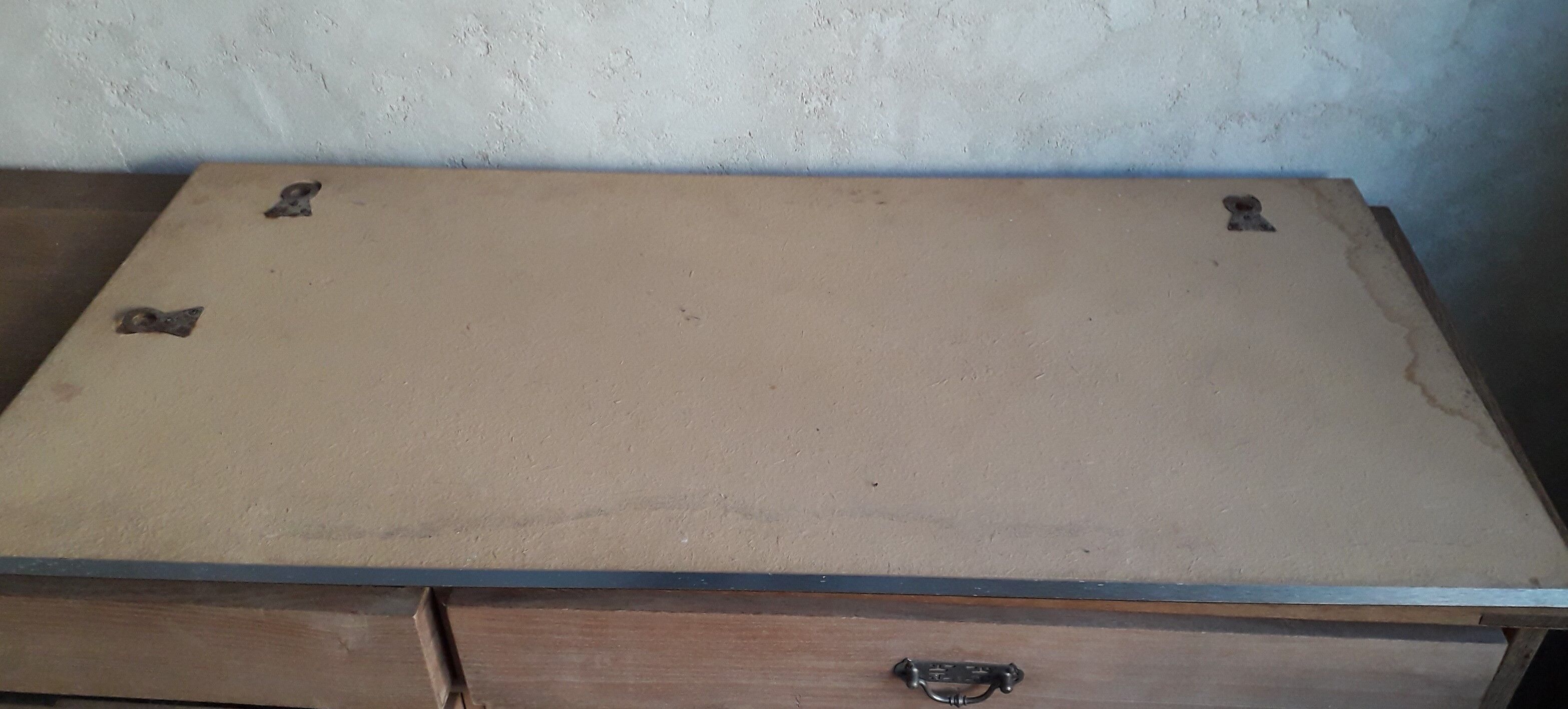 70s two-tone mirror - 97x46cm