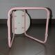 80's design stool in pink tube