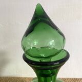 Carafe vintage en vert teinté