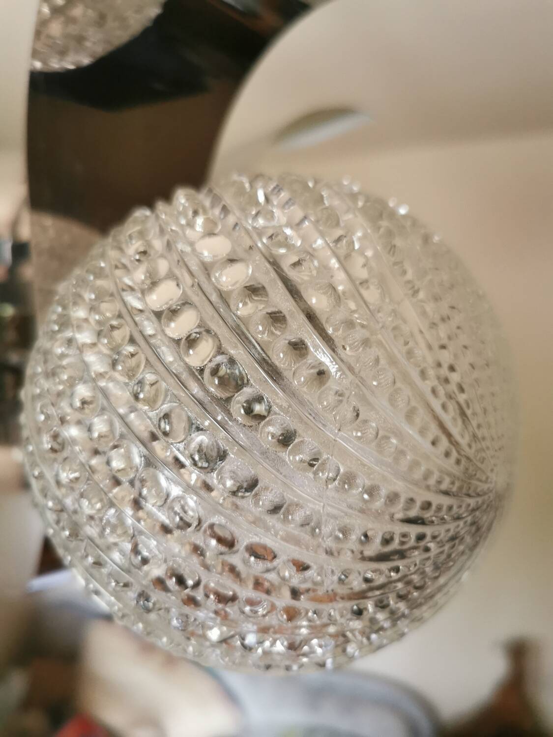 Vintage Space Age chandelier 5 lights