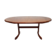 Vtg mid century g plan fresco teak extending 4 - 6 seat oval dining table retro