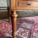 Louis Philippe antique desk with leather-wrapped top