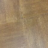 Vintage oak round side table