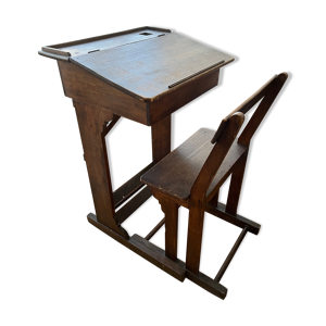 pupitre d'écolier
