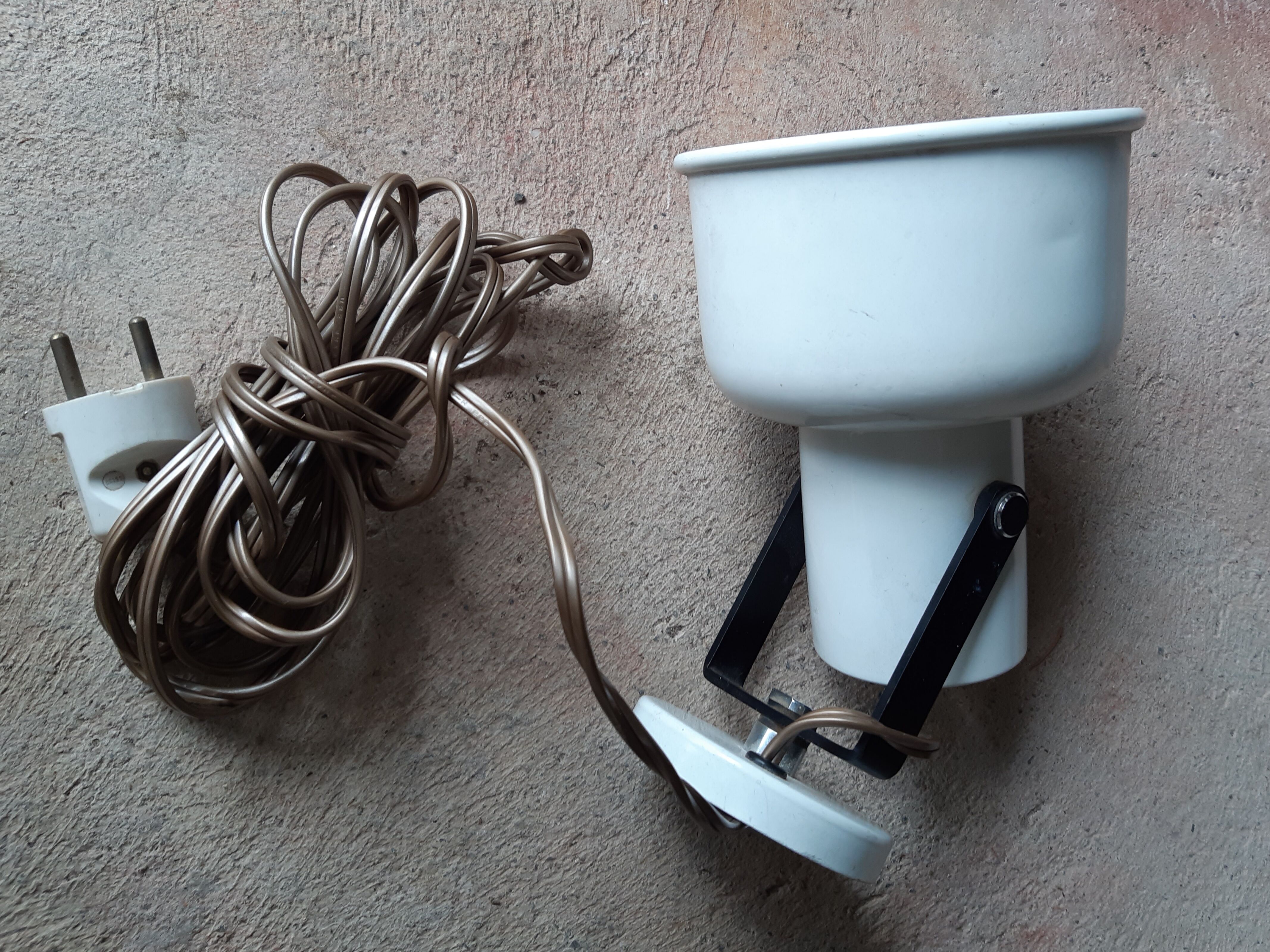 Lamp spot lamp all metal, vintage 60s