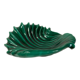 Green vintage ceramic cup