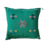 Berber cushion Sabra Green Cactus Silk