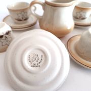 St. Amand earthenware coffee cups