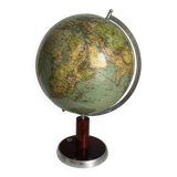 Vintage 1950 German Columbus World Map Globe - 53 cm