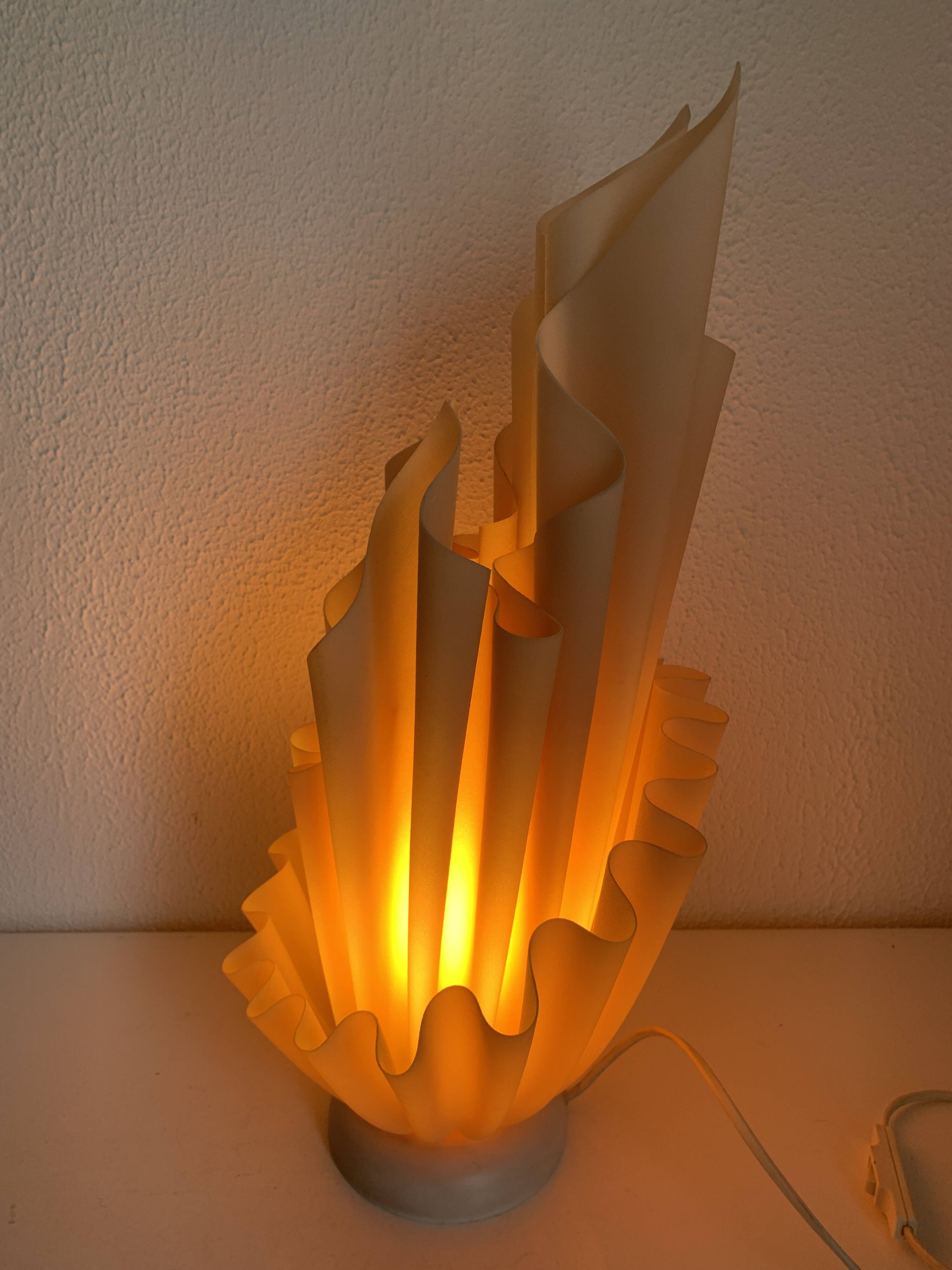 Vintage 1970 Georgia Jacob Corolle Lamp - 51 cm