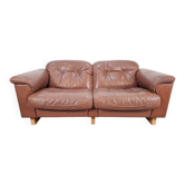 DS101 2-Seater Sofa in Leather from de Sede, 1970s
