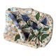 Cheese platter in Vallauris earthenware vintage with its knife