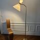 Adjustable Diabolo floor lamp in brass - 1950s