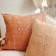 Sabra cushion cover cactus silk orange terracotta