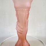 Vase main rose art déco