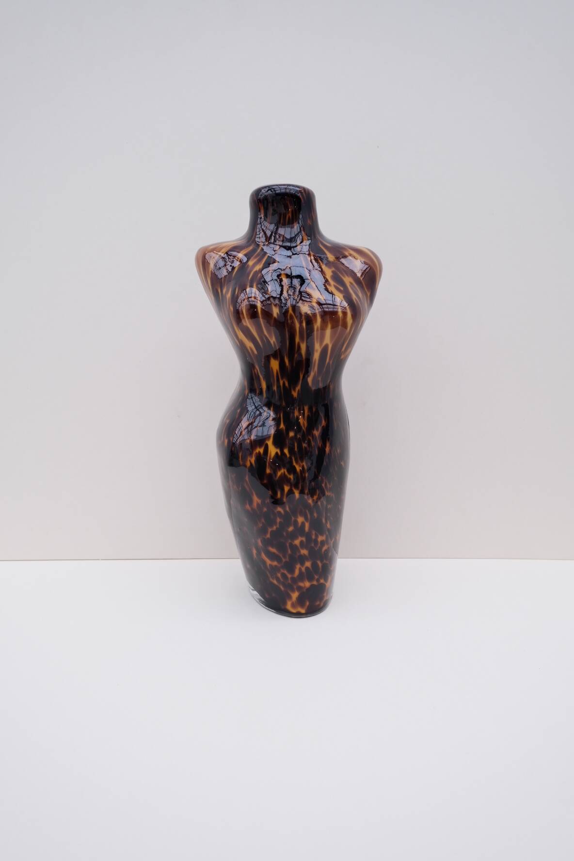 Blown glass vase from MURANO, Italy 1980