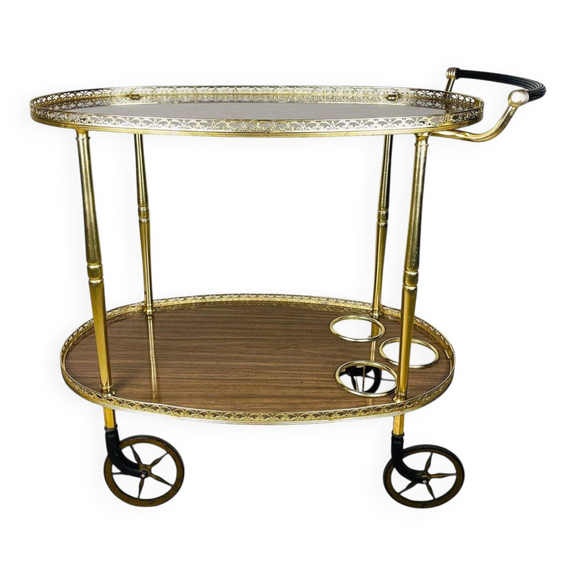 Vintage bar cart by M.B., Italy, 1960s