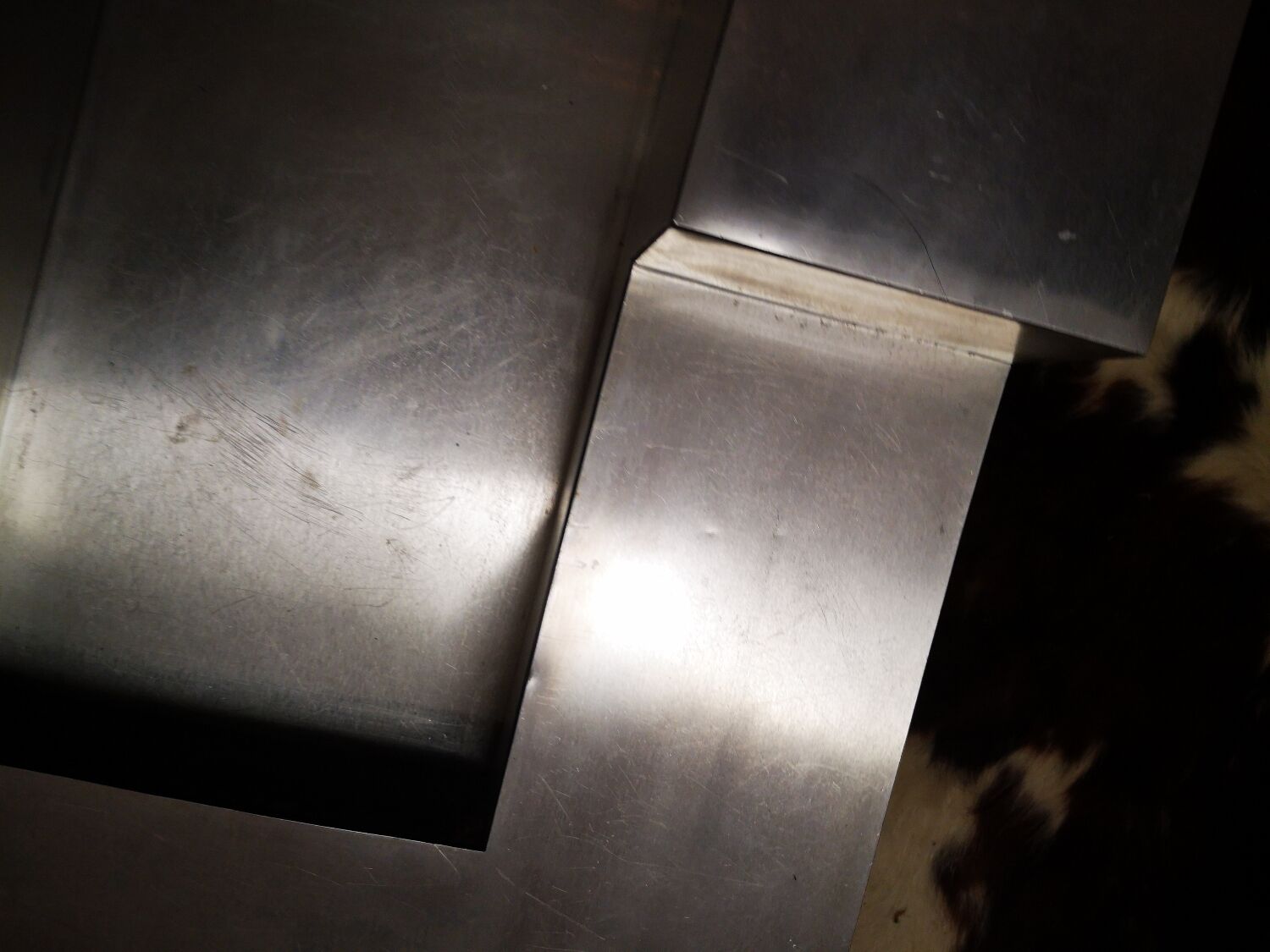 Stainless steel coffee table