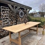 Solid oak farmhouse table 233cm