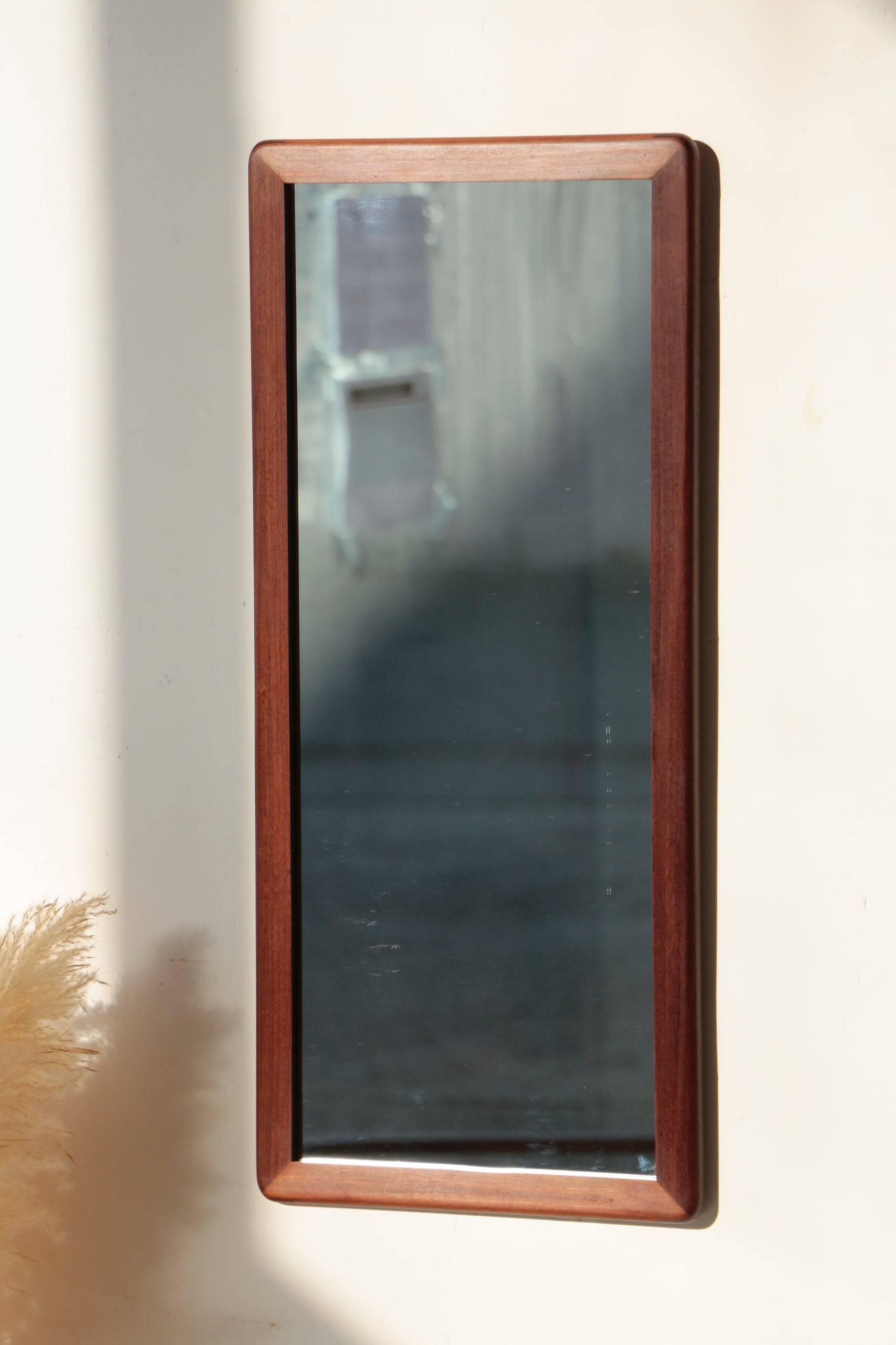 Miroir Rectangulaire en teck - Vintage - 04.01.24.02