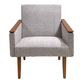 Reupholstered 60s armchair