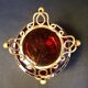 Jewelry box, candy box in gilded and enameled glass