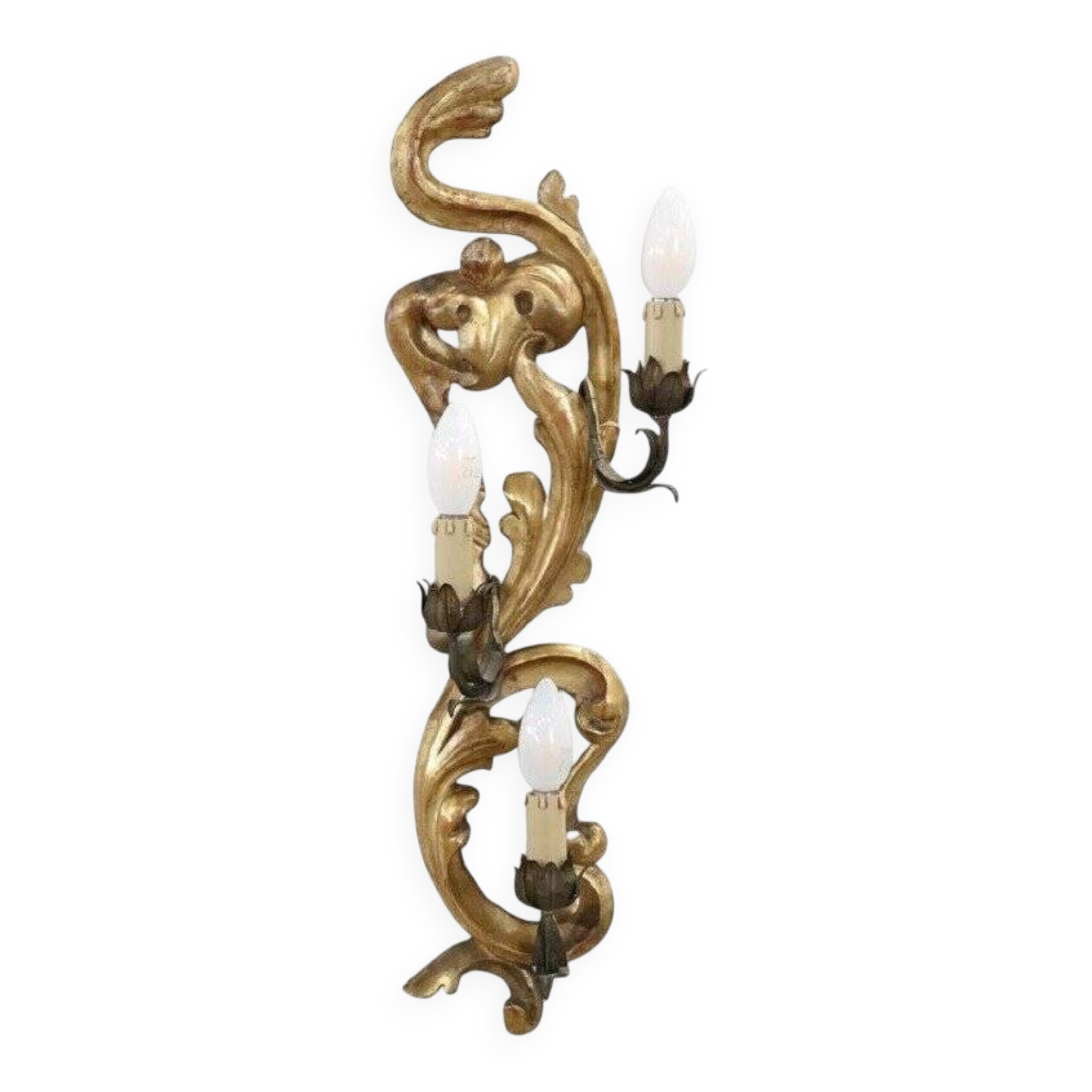 Applique en bois doré