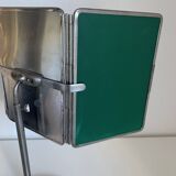 Vintage 1940s barber's triptych mirror with beveled base - 40 x 35 cm