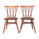 Set of 2 candlestick chairs by Lucian Ercolani for Ercol