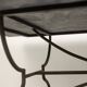 Dining table in "scagliola" and wrought iron. 1950s.