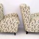 Paire de fauteuils italiens modernes du milieu du siècle de Paolo Buffa, années 1950