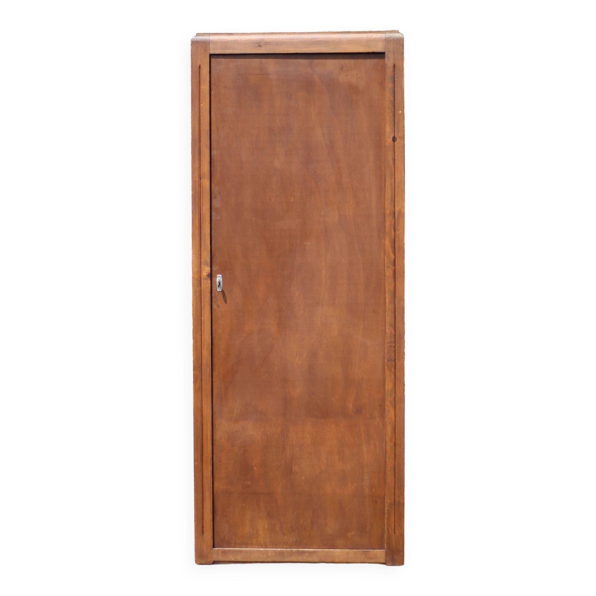 Art deco wooden cabinet, 1 door cabinet, storage unit