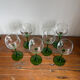 6 stemmed glasses