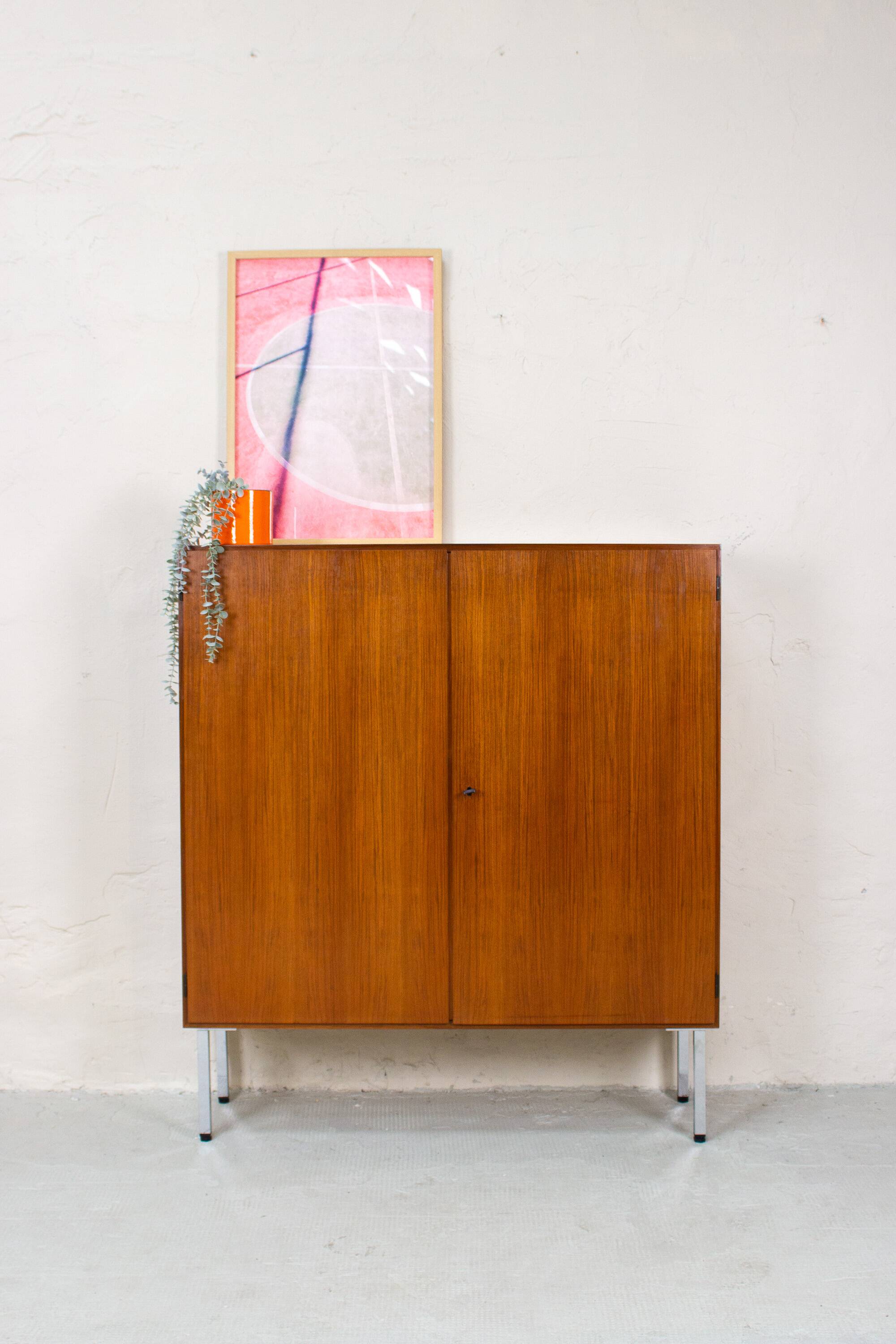 Buffet vintage commode sideboard highboard mid-century teck noyer