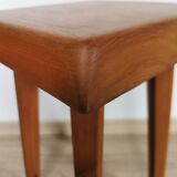 Vintage elm wood stool S01 design by Pierre Chapo 1960