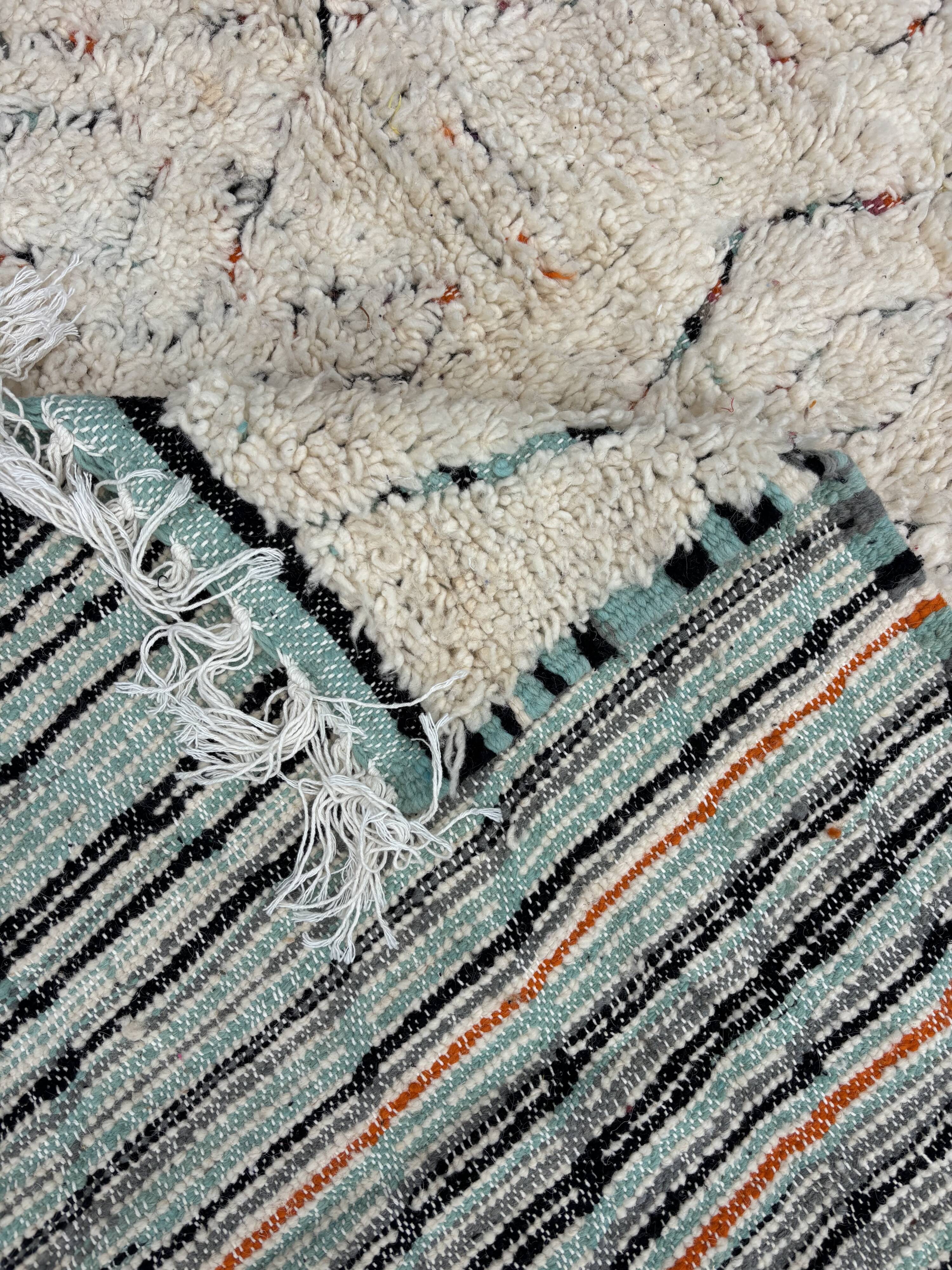 Beni Ouarain Moroccan Rug 160 × 290 cm – Handwoven Berber wool rug