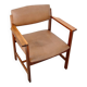 1960s Scandinavian armchair – rosewood, leather, vintage