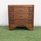 Small Art Deco chest of drawers, vintage 1930