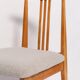 Mid-Century Chair in Linen Boucle and Light Wood by M. Zielinski, Europe, 1960s