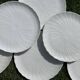 6 dessert plates in Godronnée porcelain from Limoges Bernardaud