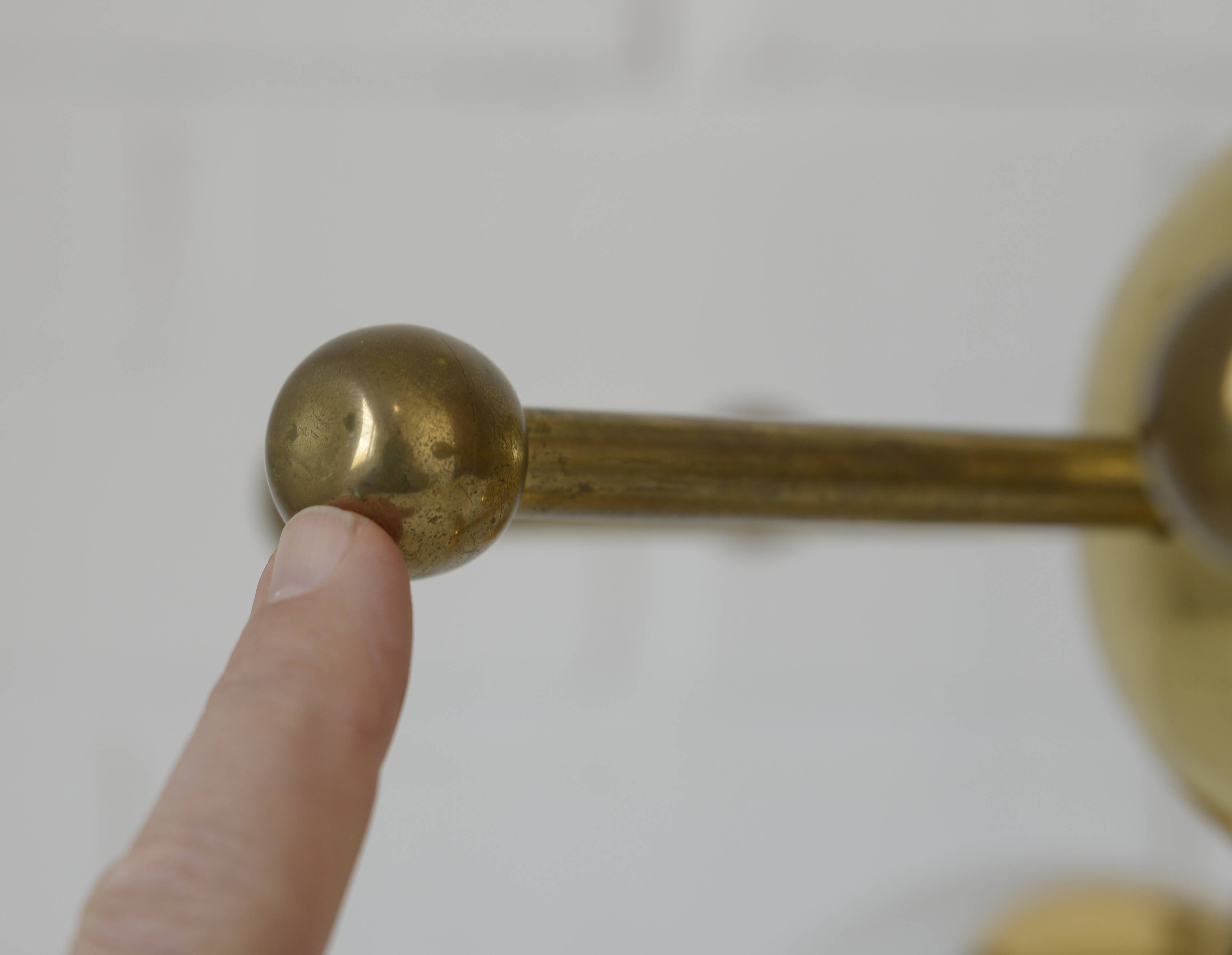 Vintage Sputnik Chandelier Gold Brass Space Age Redesign Pendant Lamp