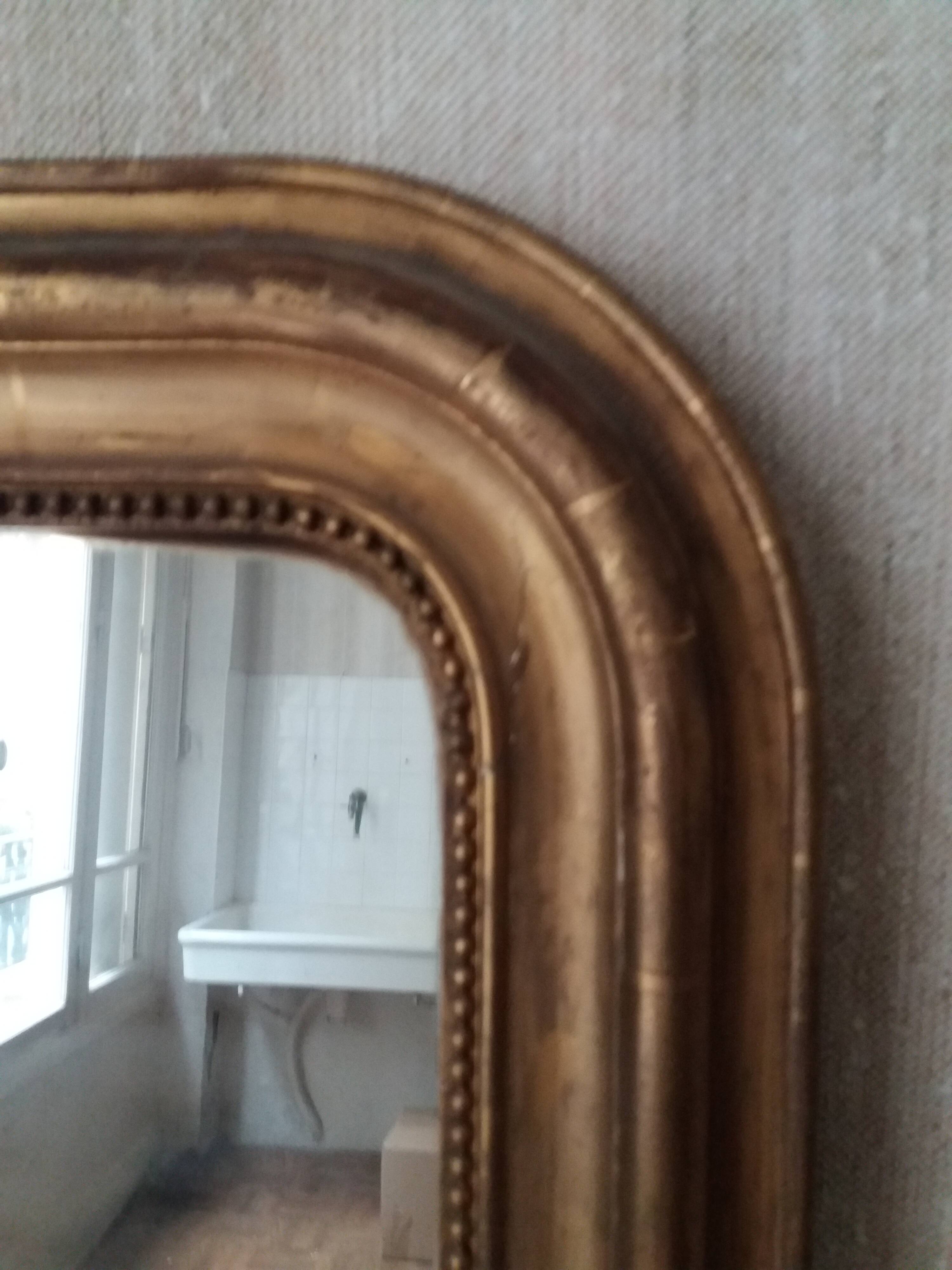 Large Louis-Philippe gilded trumeau.