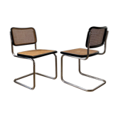 Pair of black cesca chairs