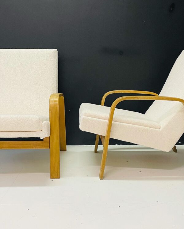 paire De Fauteuils Arp 1955 steiner