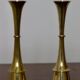 Pair of Mid-century Scandinavian Brass  Candleholder by Dansk Designs