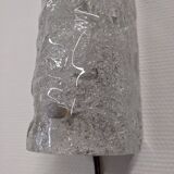 XL Murano glass wall sconce by Hillebrand Leuchten, Germany circa 1960.