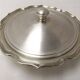 Antique silver-plated vegetable dish, tableware