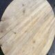 table de vendange , plateau décapé et bois naturel